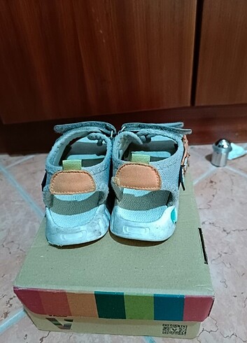 28 Beden gri Renk Vicco Umi Unisex Sandalet 