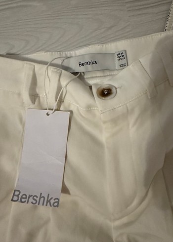 Bershka Ekru Palazzo Pantolon