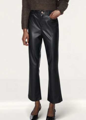 Zara Deri Flare Pantolon