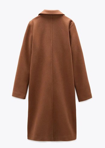 s Beden camel Renk Zara Uzun Kadın Kaban
