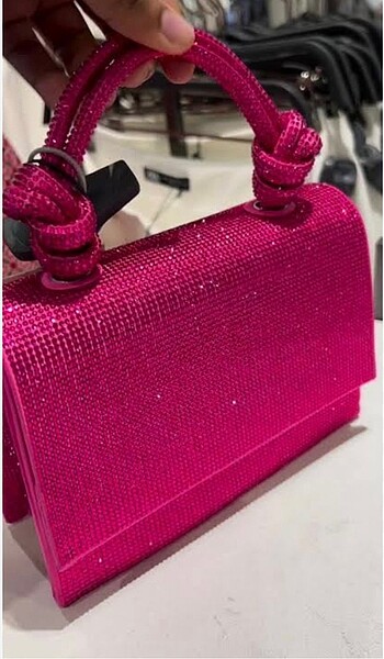  Beden Zara Pembe Çanta