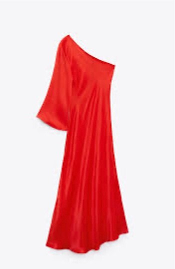 xs Beden Zara Kırmızı Elbise