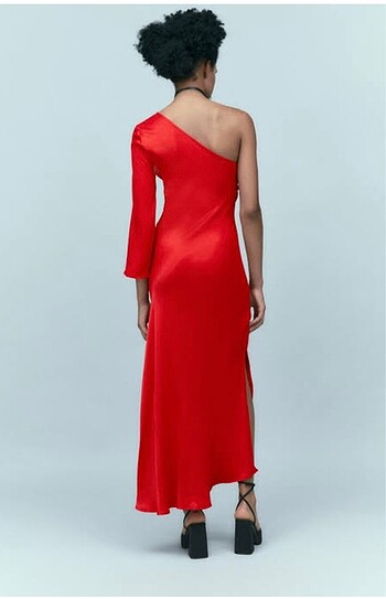 Zara Zara Kırmızı Elbise