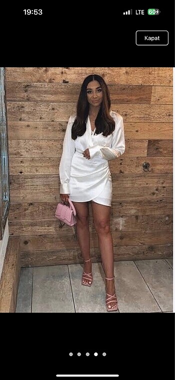 Zara Saten Elbise