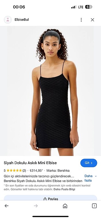 BERSHKA Elbise
