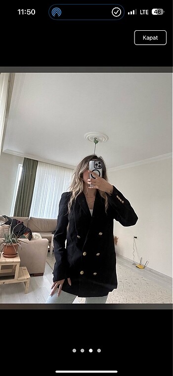 s Beden Zara Blazer Ceket