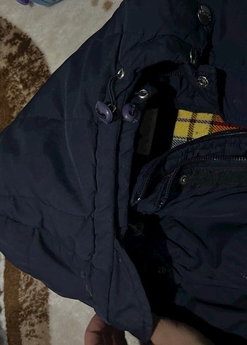 Siyah Erkek Çocuk Kürklü Kışlık Mont - Görsel 8