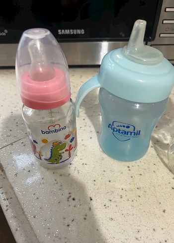 Bebek Biberonları Seti, Farklı Renk ve Modeller - Görsel 2