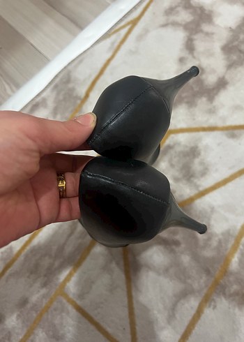 Klasik Siyah Stiletto Ofis Ayakkabısı - Görsel 4