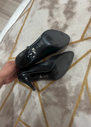 Klasik Siyah Stiletto Ofis Ayakkabısı - Görsel 3