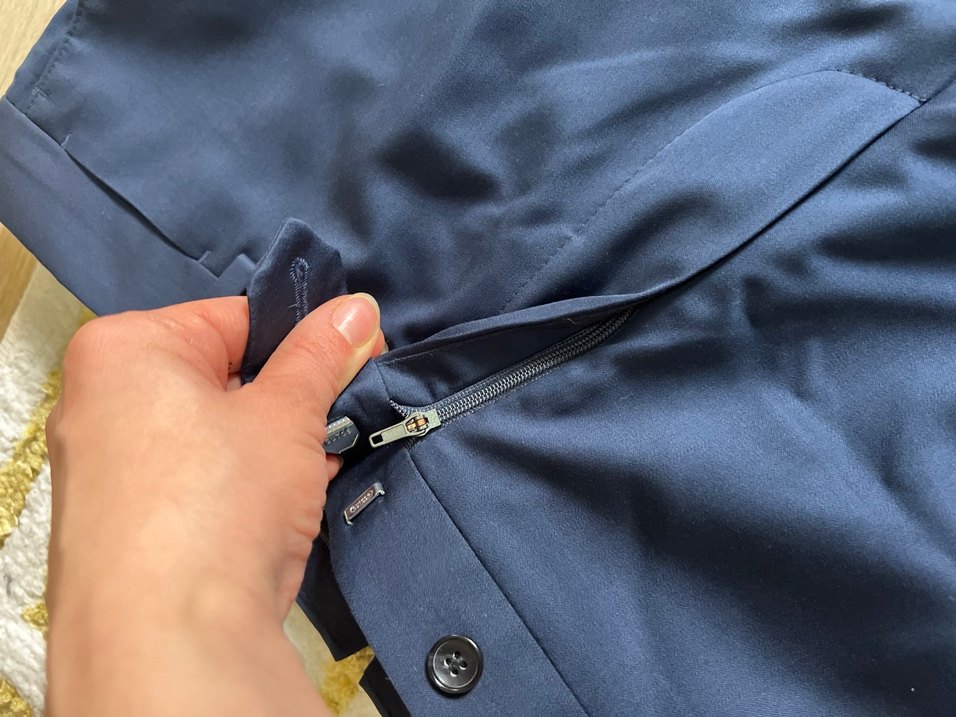 Gri Regular Fit Erkek Pantolon Fermuarlı - Görsel 2