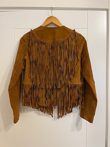 Forever 21 Forever 21 kısa püsküllü süet ceket