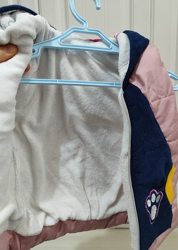 Kız Çocuk Kapüşonlu Şişme Yelek - Görsel 3