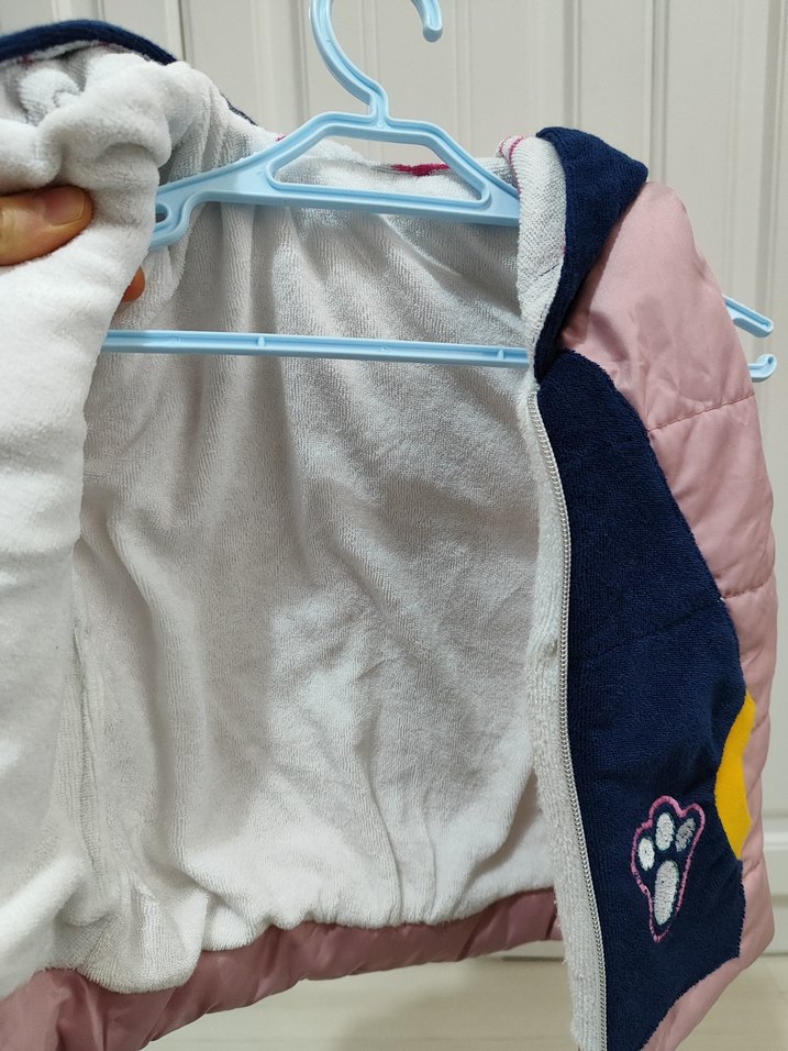 Kız Çocuk Kapüşonlu Şişme Yelek - Görsel 3