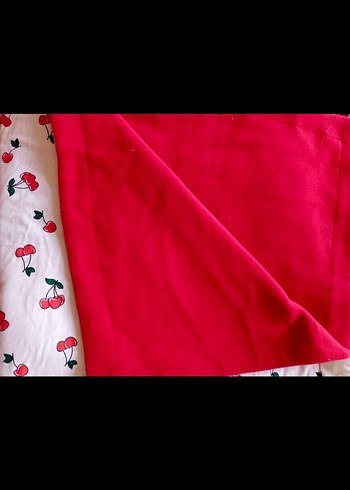 Renkli Baskılı Kırmızı Çocuk Battaniyesi - Görsel 4