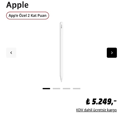 Apple Kopya Birebir Apple Pencil 2.Nesil