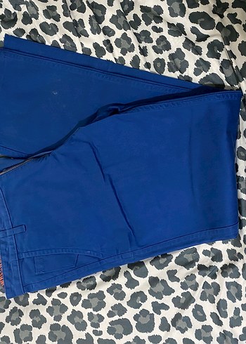 Erkek Lacivert Denim Pantolon