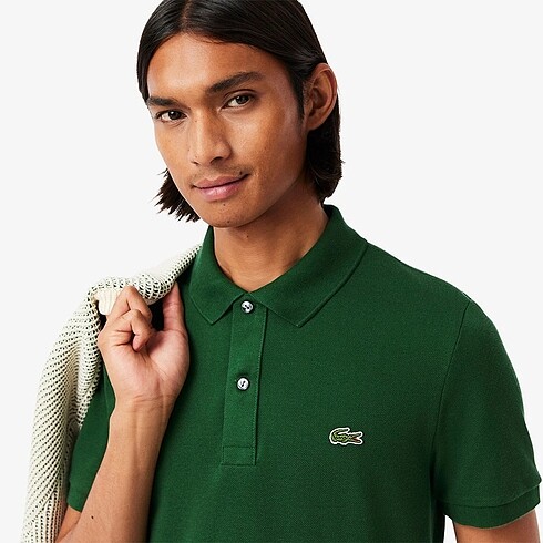 xl Beden yeşil Renk Lacoste polo yaka tshirt ve şapka
