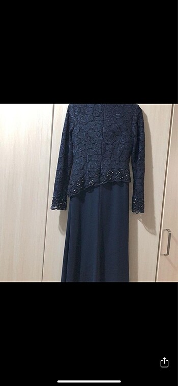 xs Beden lacivert Renk Lacivert özel gün elbisesi abiye