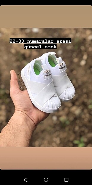 22-30 arası Adidas slip