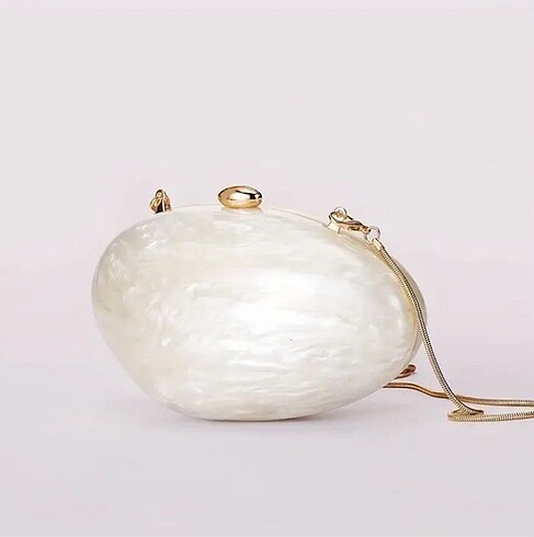 Diğer inci görünümlü clutch çanta