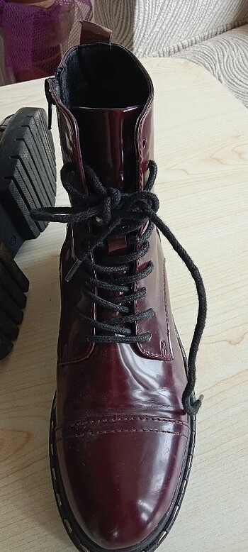 37 Beden bordo Renk Kadın bot