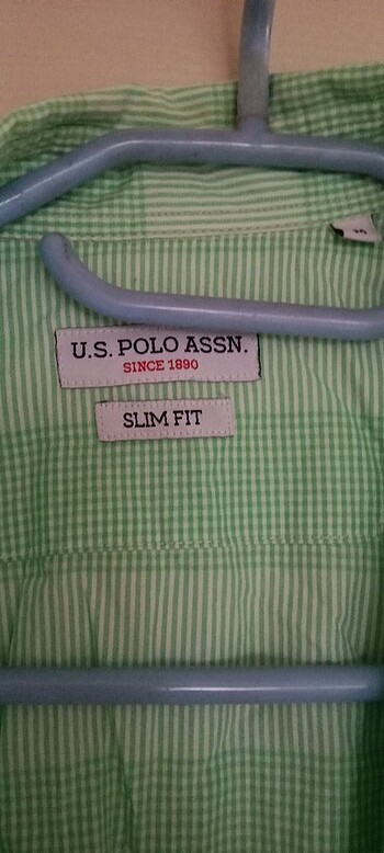 m Beden yeşil Renk Us Polo erkek gömlek
