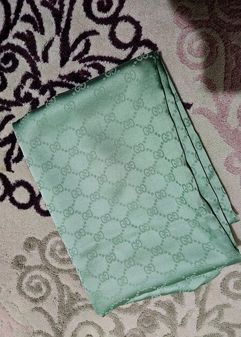 şu yeşili Kadın Şal - Görsel 3