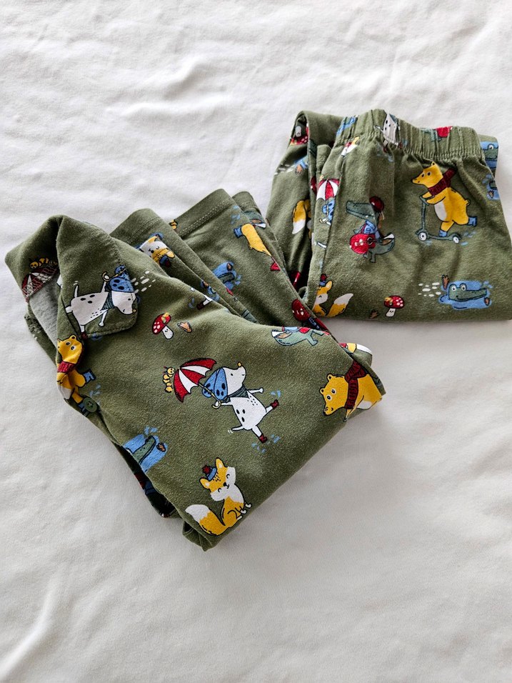 Renkli Baskılı Erkek Çocuk Pijama Takımı - Görsel 5