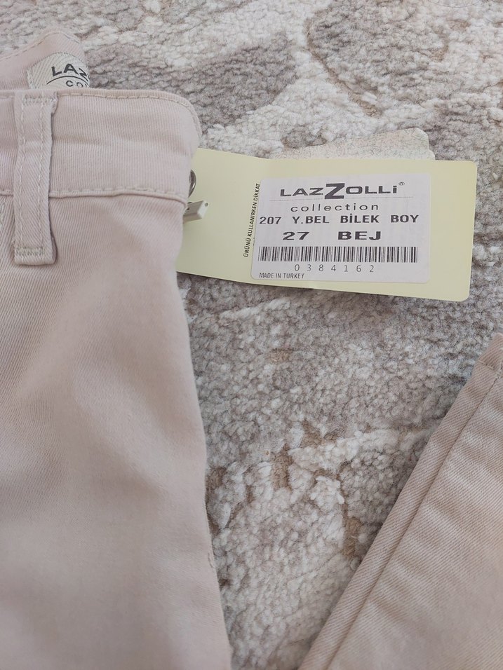 Bej Regular Fit Kadın Kumaş Pantolon - Görsel 5