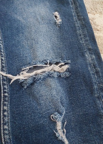 Yırtık Detaylı erkek Kot Pantolon - Görsel 3