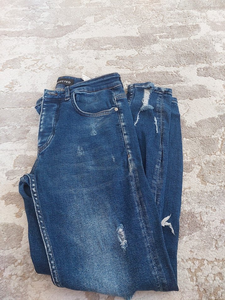 Yırtık Detaylı erkek Kot Pantolon - Görsel 4