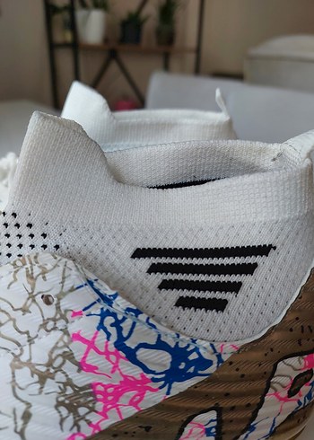 Renkli Desenli Bağcıklı Erkek Futbol Ayakkabısı - Görsel 4