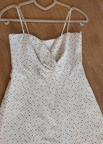 İpek Uzun Askılı Elbise - Görsel 5