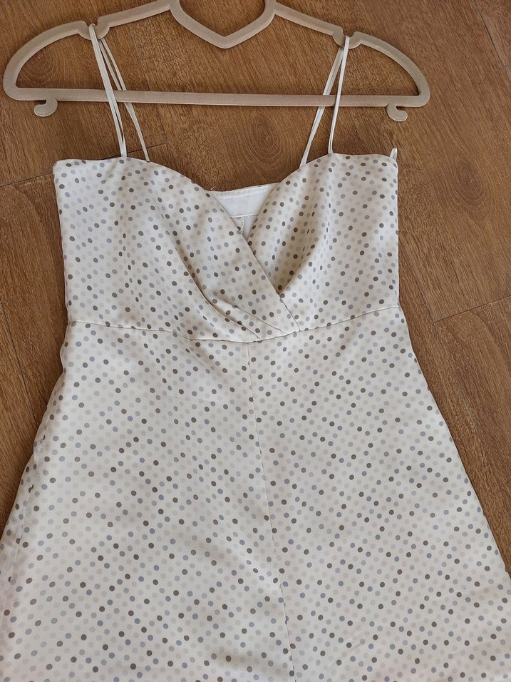 İpek Uzun Askılı Elbise - Görsel 5