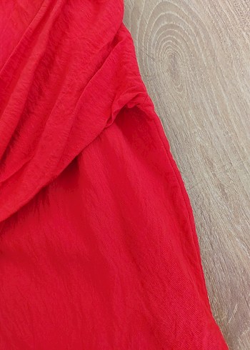 Kırmızı Uzun Kollu tunik - Görsel 6