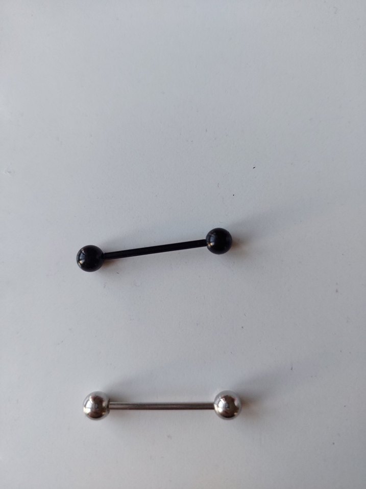 4 adet Renkli Rock Punk göbek Piercing - Görsel 2