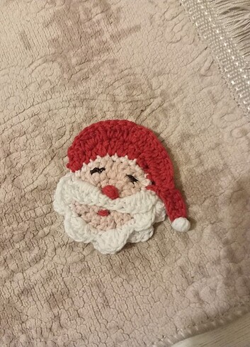 Beden Noel Baba özel yılbaşı hediyesi örgü toka