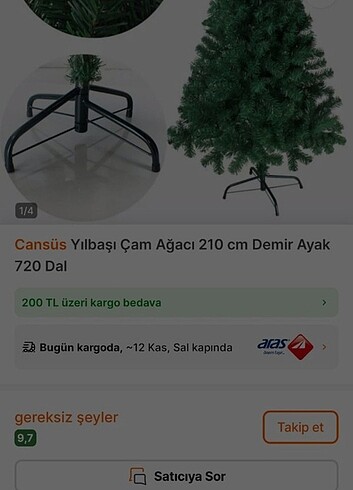  210 cm yılbaşı ağacı