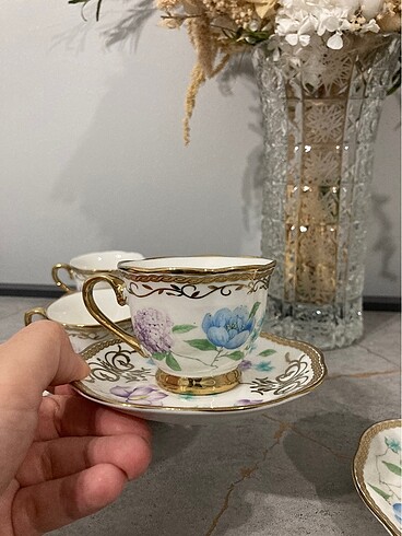 Vintage kahve fincan seti