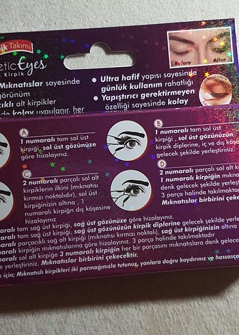 MaRa MagneticEyes Tam Kirpik Takımı - Görsel 2