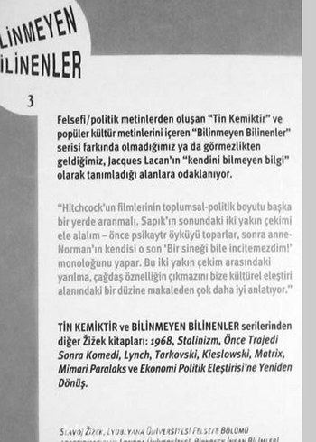 Hitchcock - Slavoj Zizek - Görsel 2