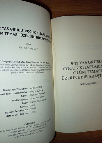 5-12 Yaş Çocuk Kitaplarında Ölüm Teması Araştırması - Görsel 2