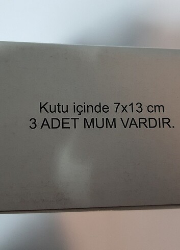  Beden beyaz Renk Dekoratif mum