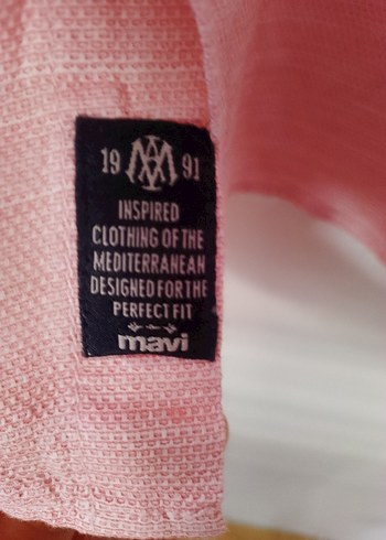 Pembe Keten Uzun Kollu Erkek Gömlek - Görsel 3