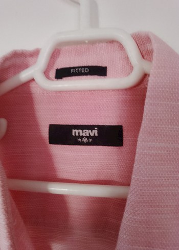 Pembe Keten Uzun Kollu Erkek Gömlek - Görsel 2