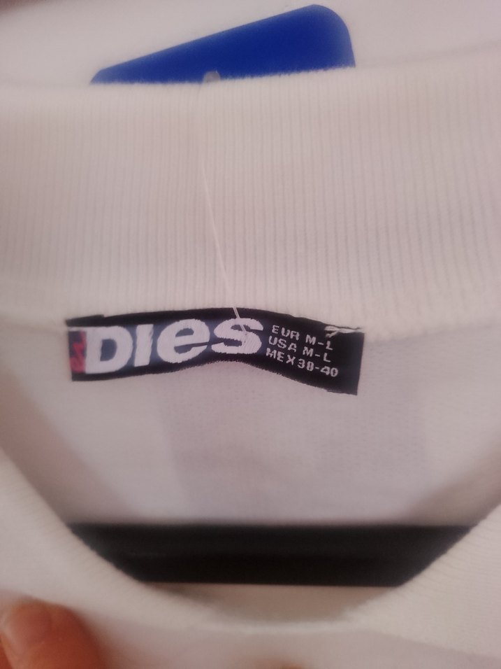 Beyaz Uzun Kollu Baskılı Tişörtü - Görsel 4