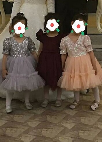 4 Yaş Beden Çocuk abiye