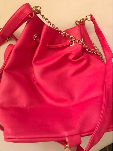 Moschino Fusya sırt çantası