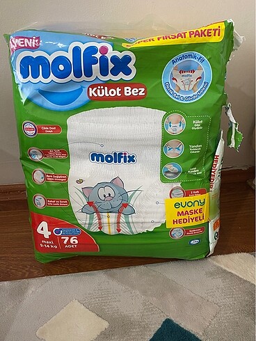 Molfix 4 Numara Külot Bez